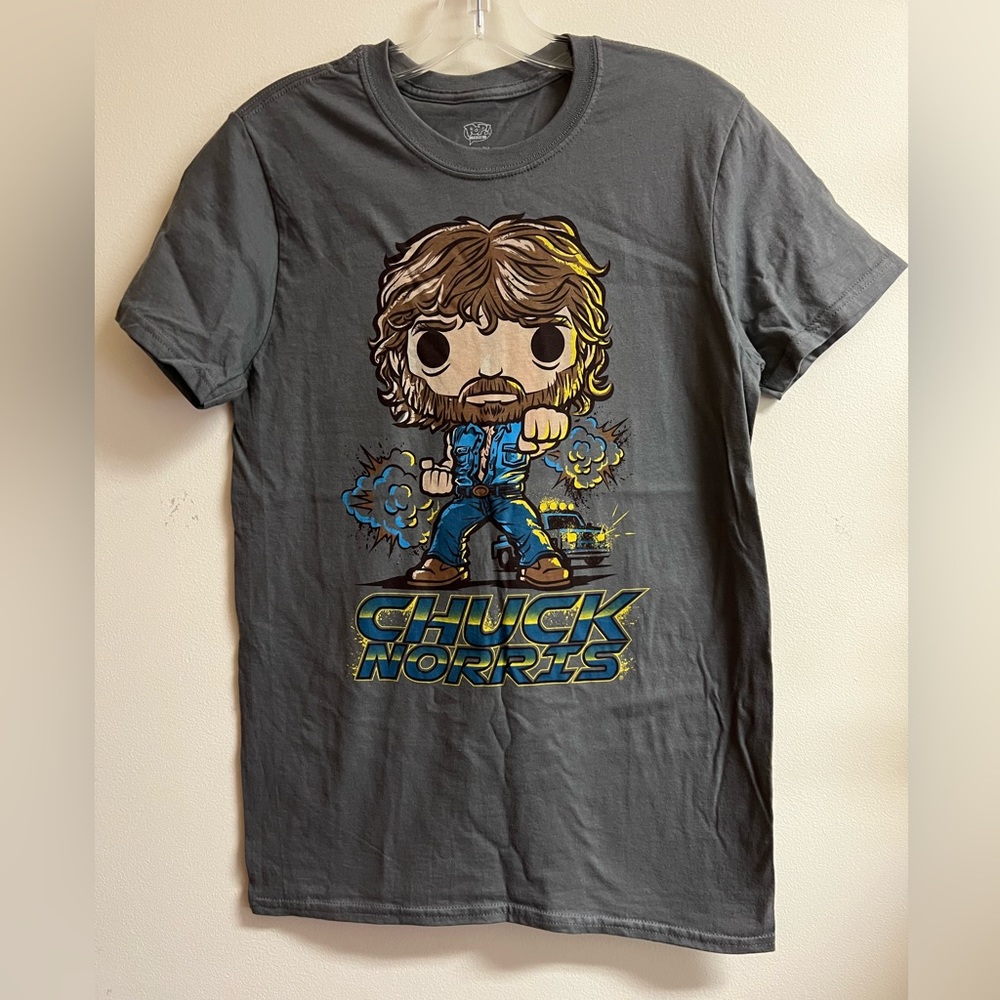 Chuck Norris Graphic T Shirt Men's Small 2018 Pop Tees Short Sleeve
